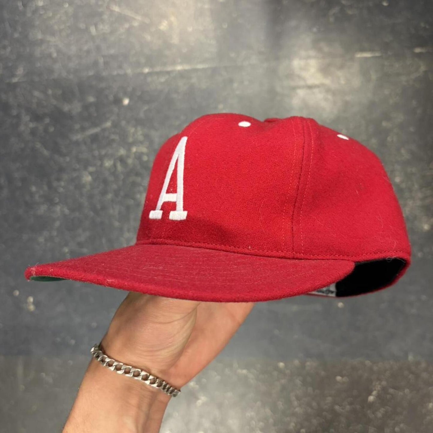 Ebbets Field Flannel U of Arkansas Wool Cap - 7.5