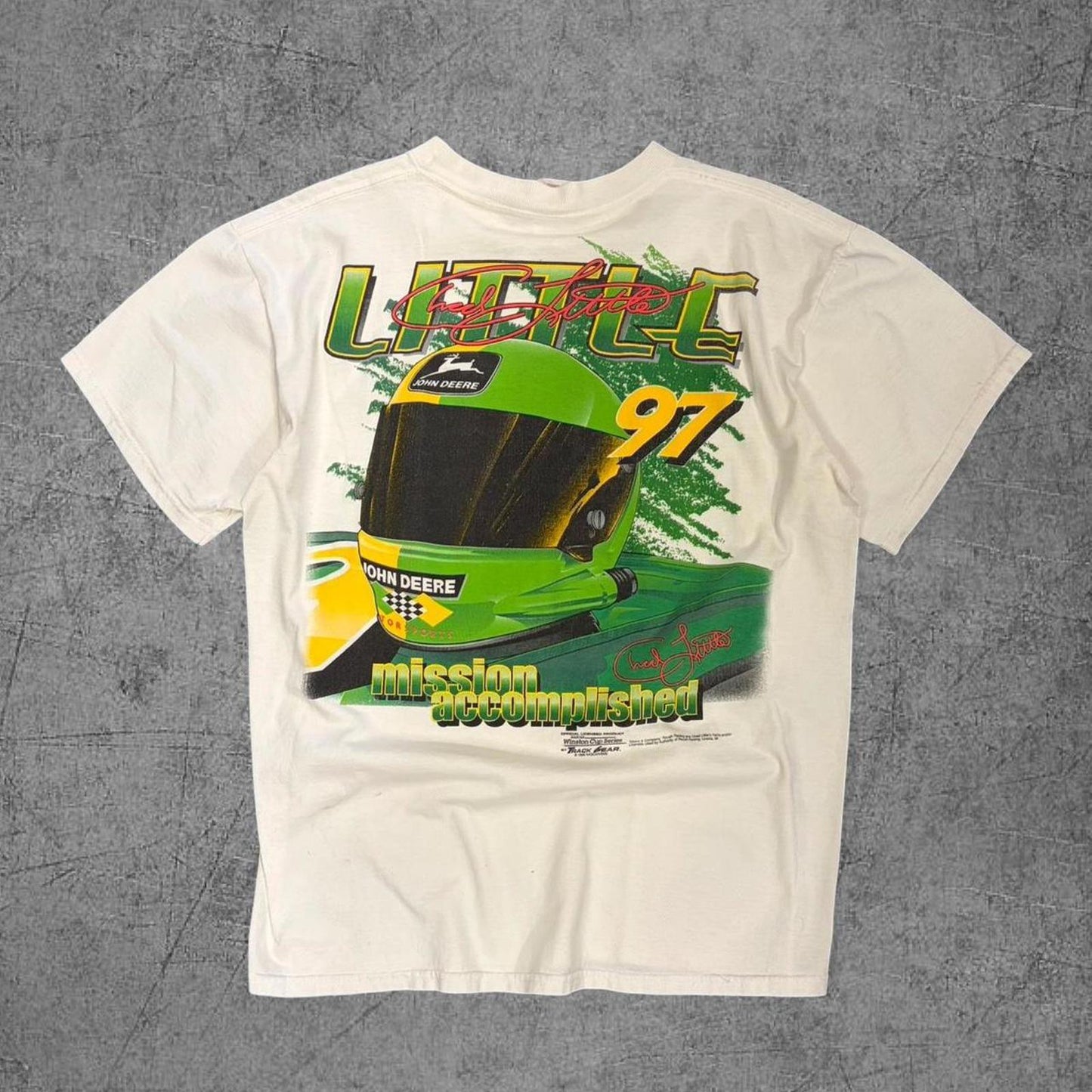 1998 Chad Little Nascar John Deer Tee - L