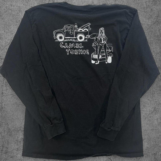 Camel Toe Towing Humour Long Sleeve - XL