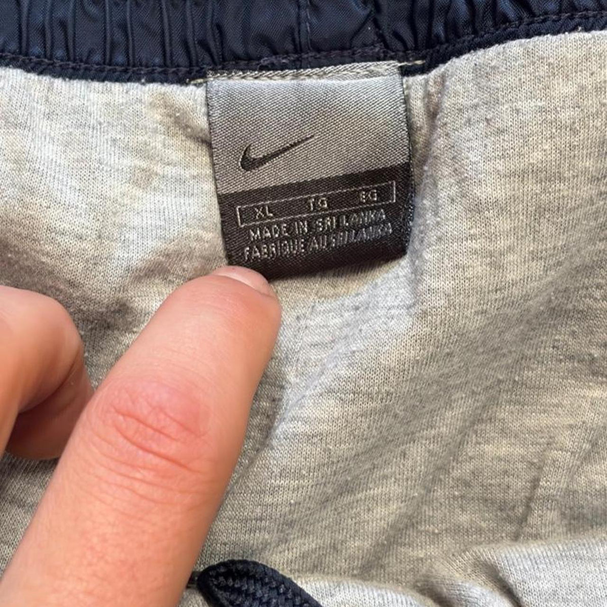 Y2K Baggy Wide Leg Nike Track Pants - XL