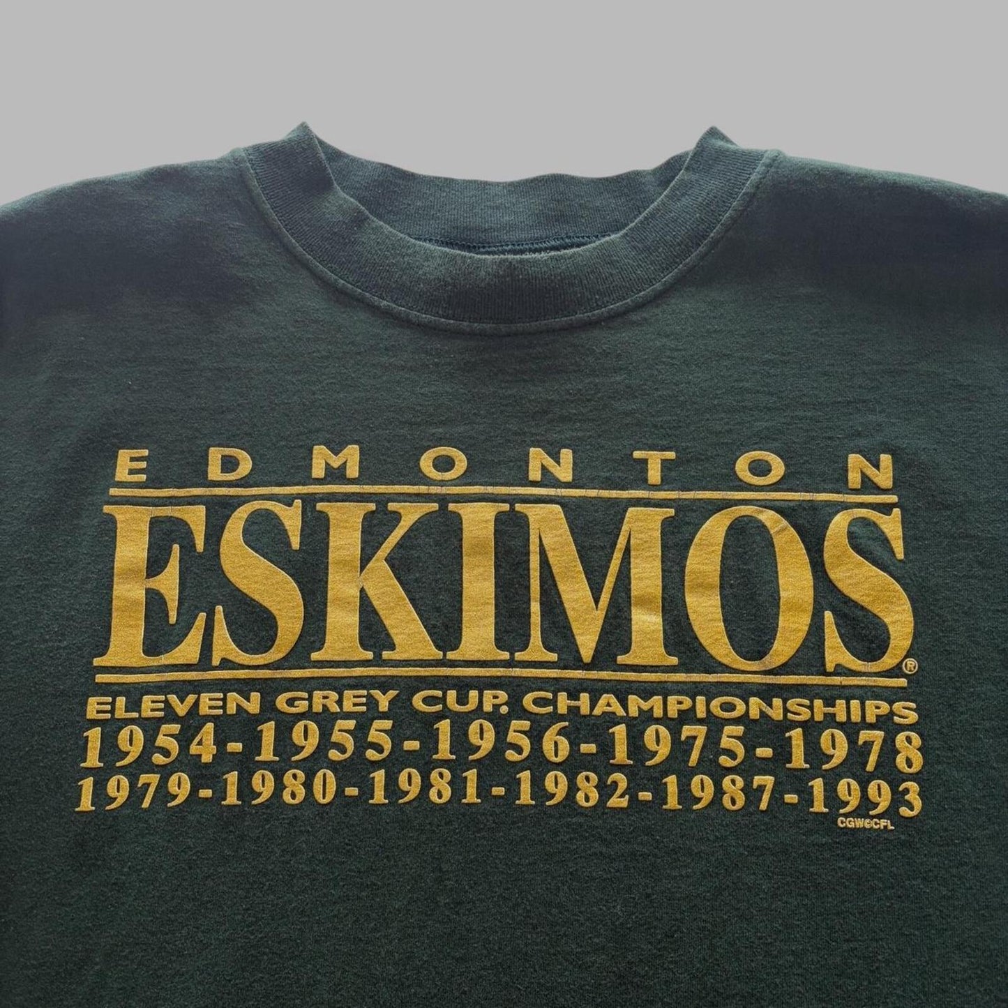 90s Edmonton Eskimos tee - M