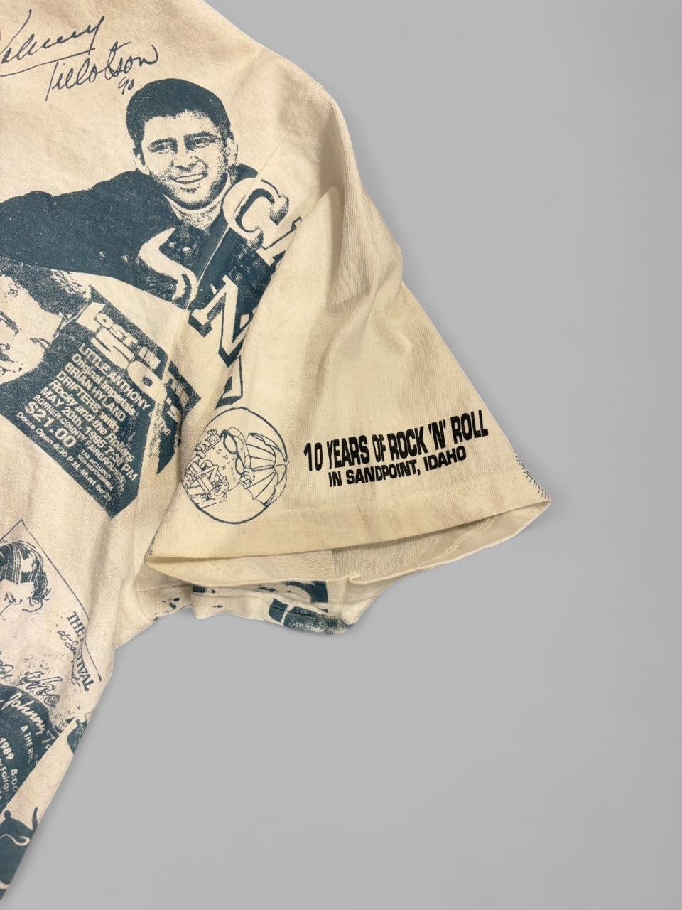Vintage 90s Rock History AOP Tee - L