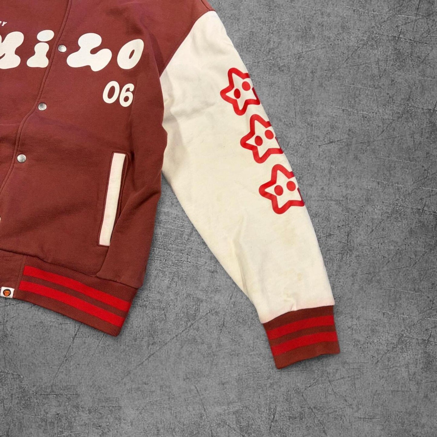 Bape F/W 2006 Baby Milo Varsity Jacket - L