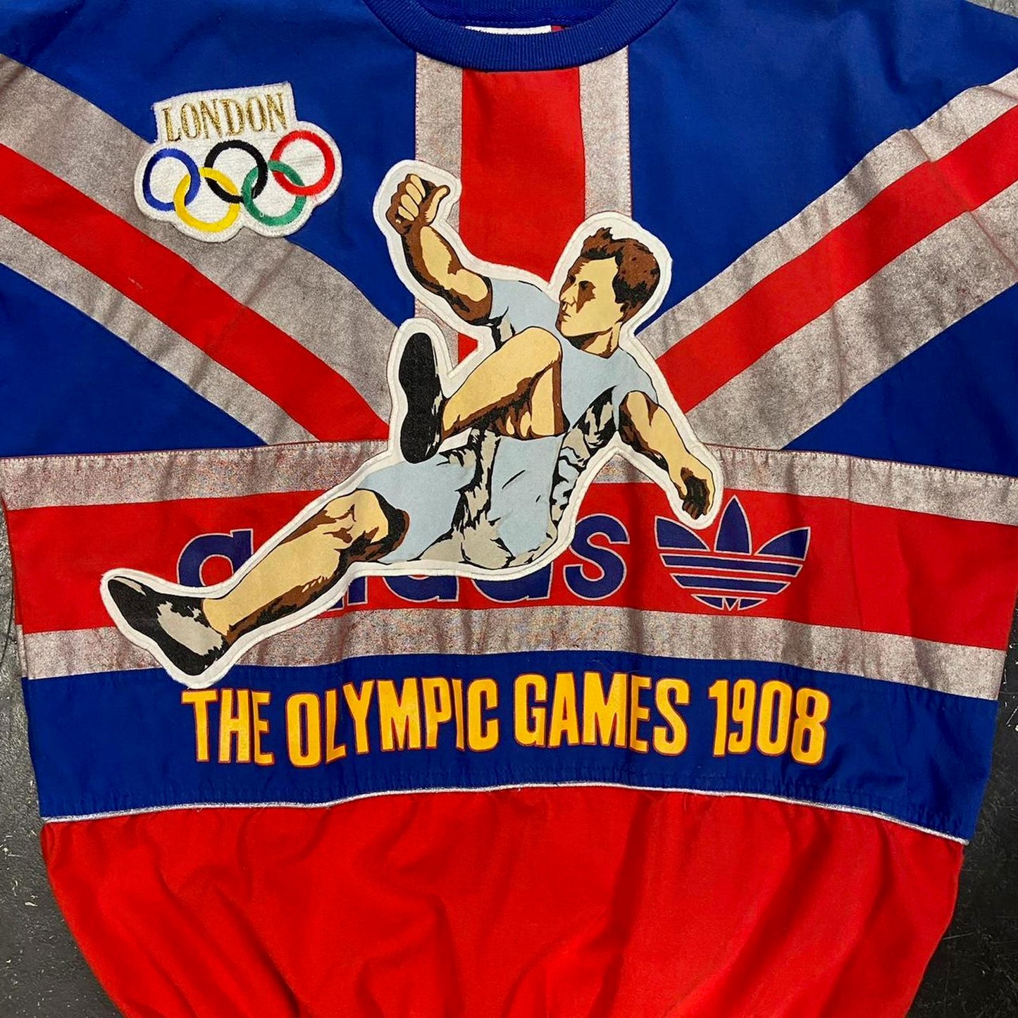 Vintage 80s Adidas Olympic Games Crewneck - XL