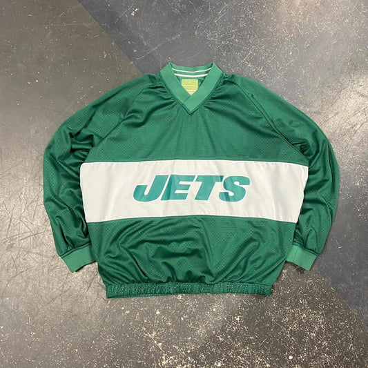 Reversible NY Jets NFL Pullover - XL