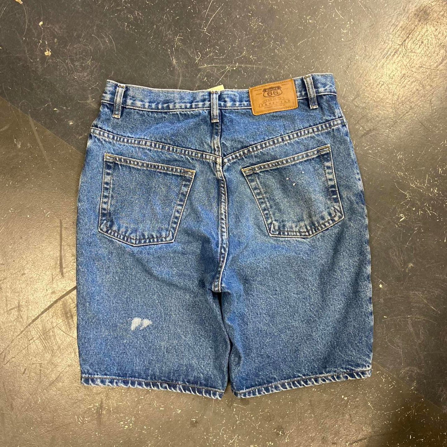 Vintage Route 66 Jorts - 32