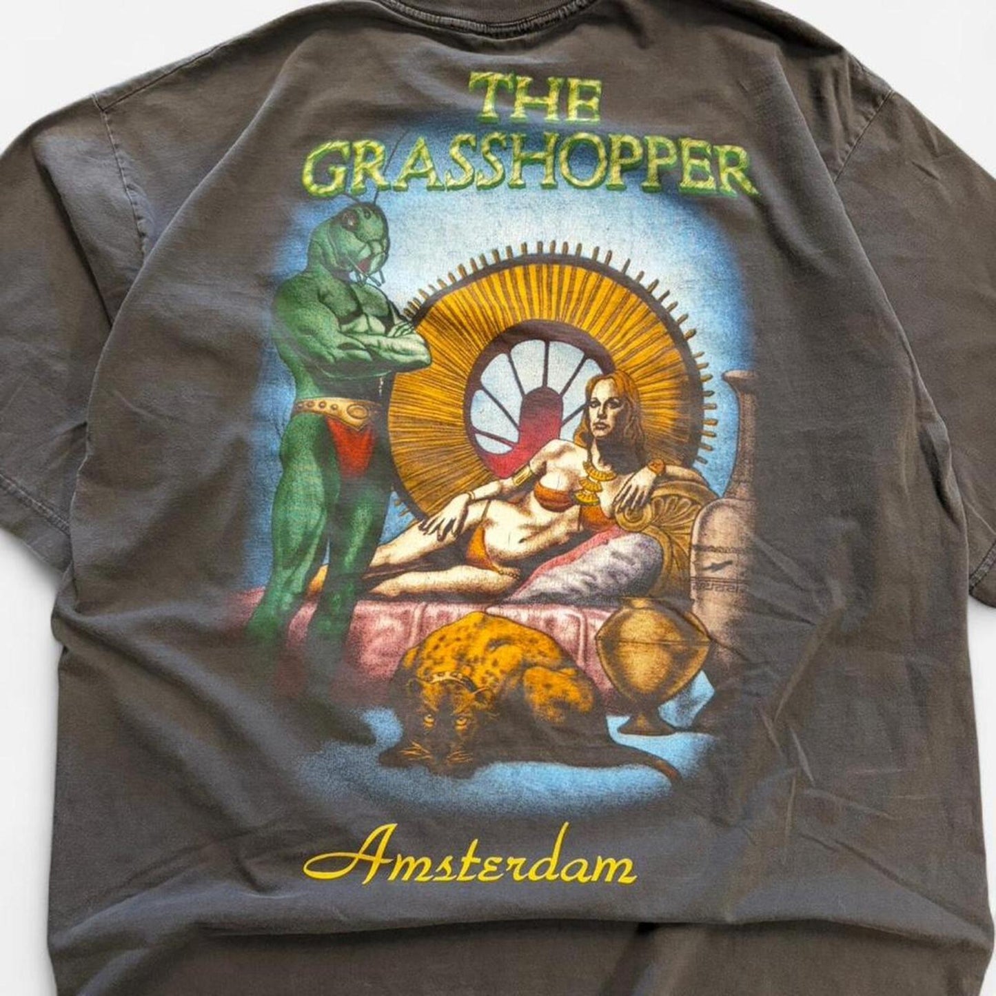 Vintage 90s The Grasshopper Cafe Amsterdam Tee - XXL