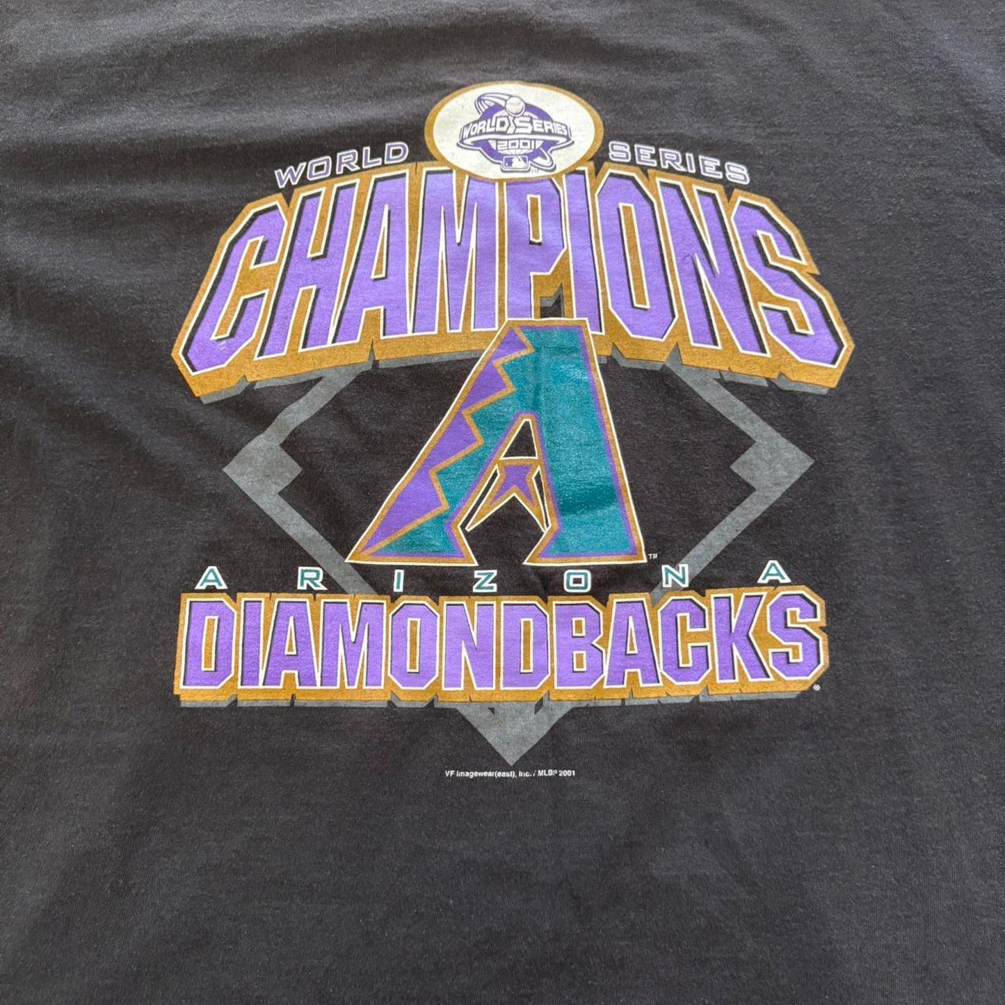 Vintage 2001 Diamondbacks MLB Championship Tee - XL
