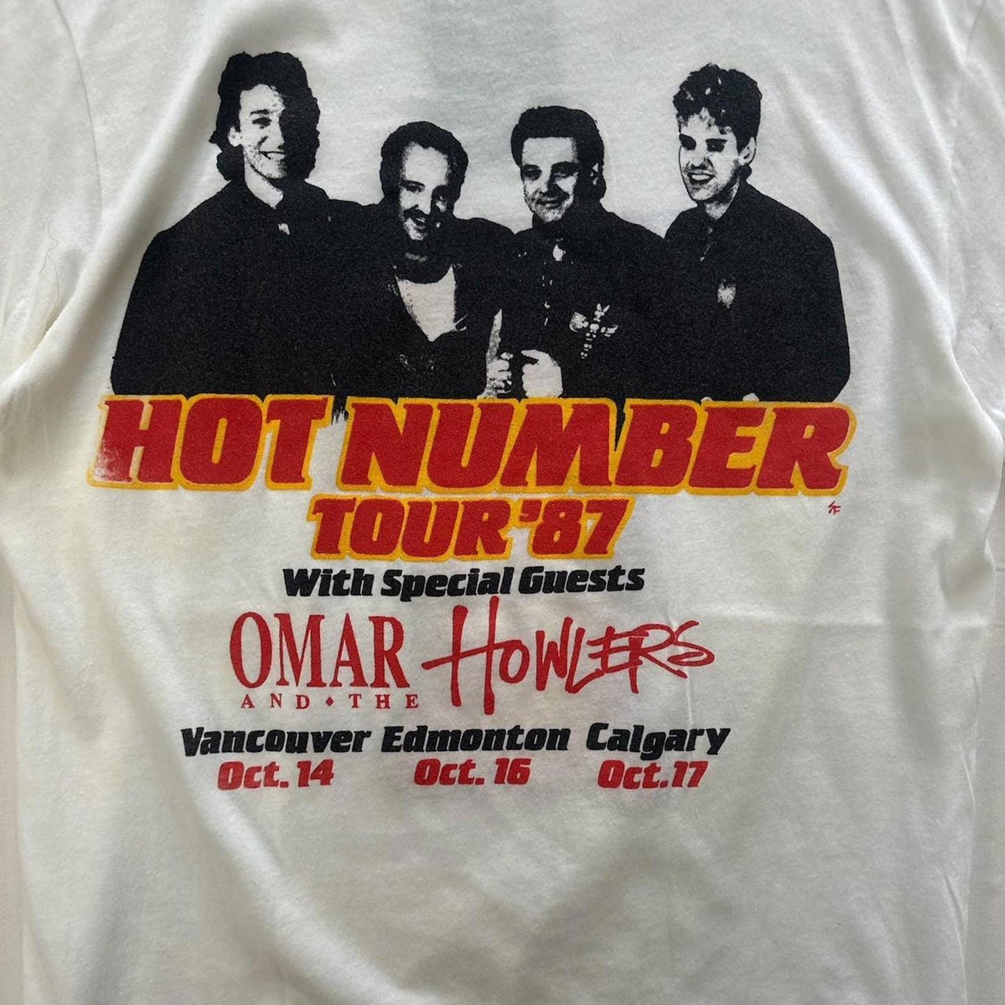 1987 T Birds Hot Number Tour Tee - M
