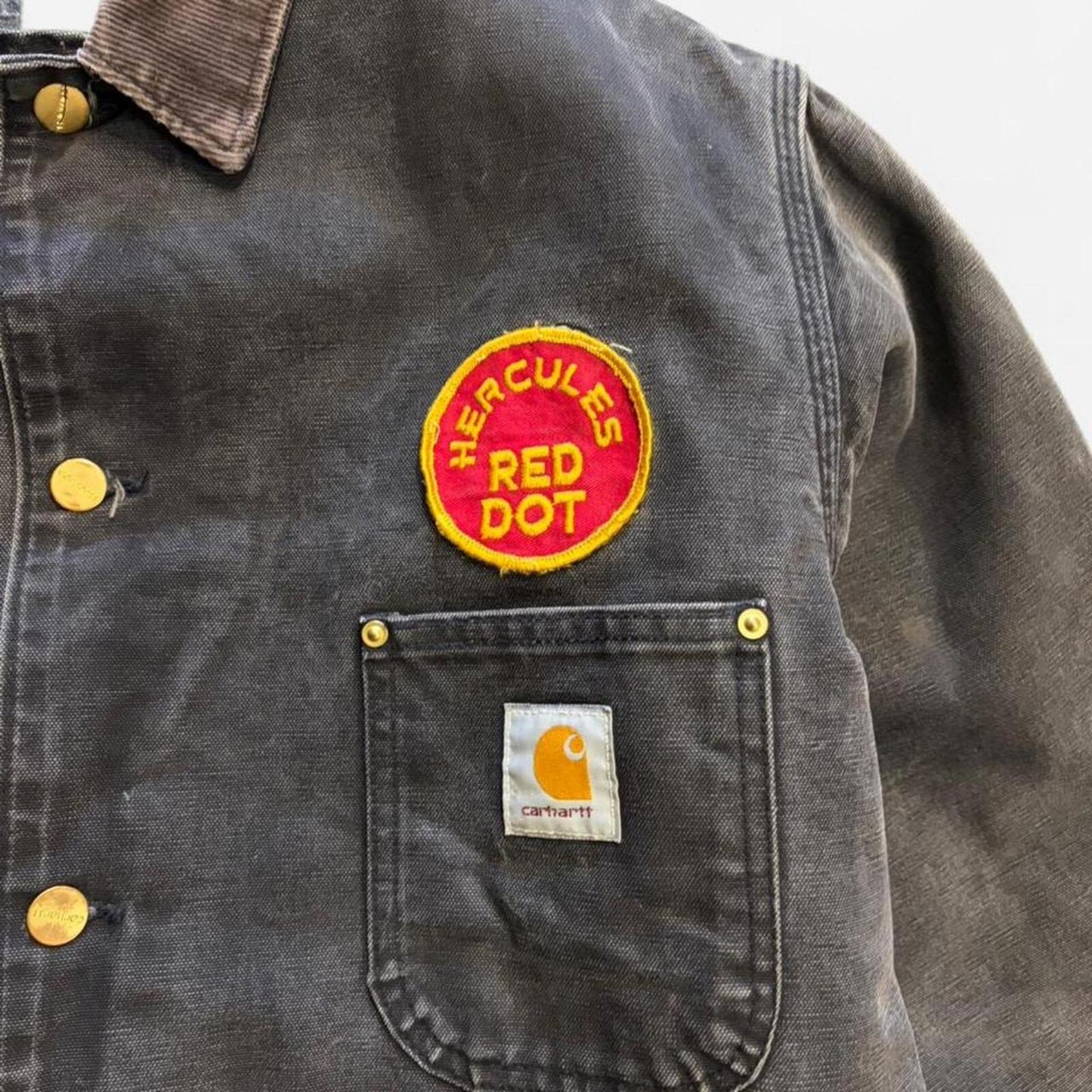 Vintage 2001 Carhartt Blanket Lined Chore Jacket - L