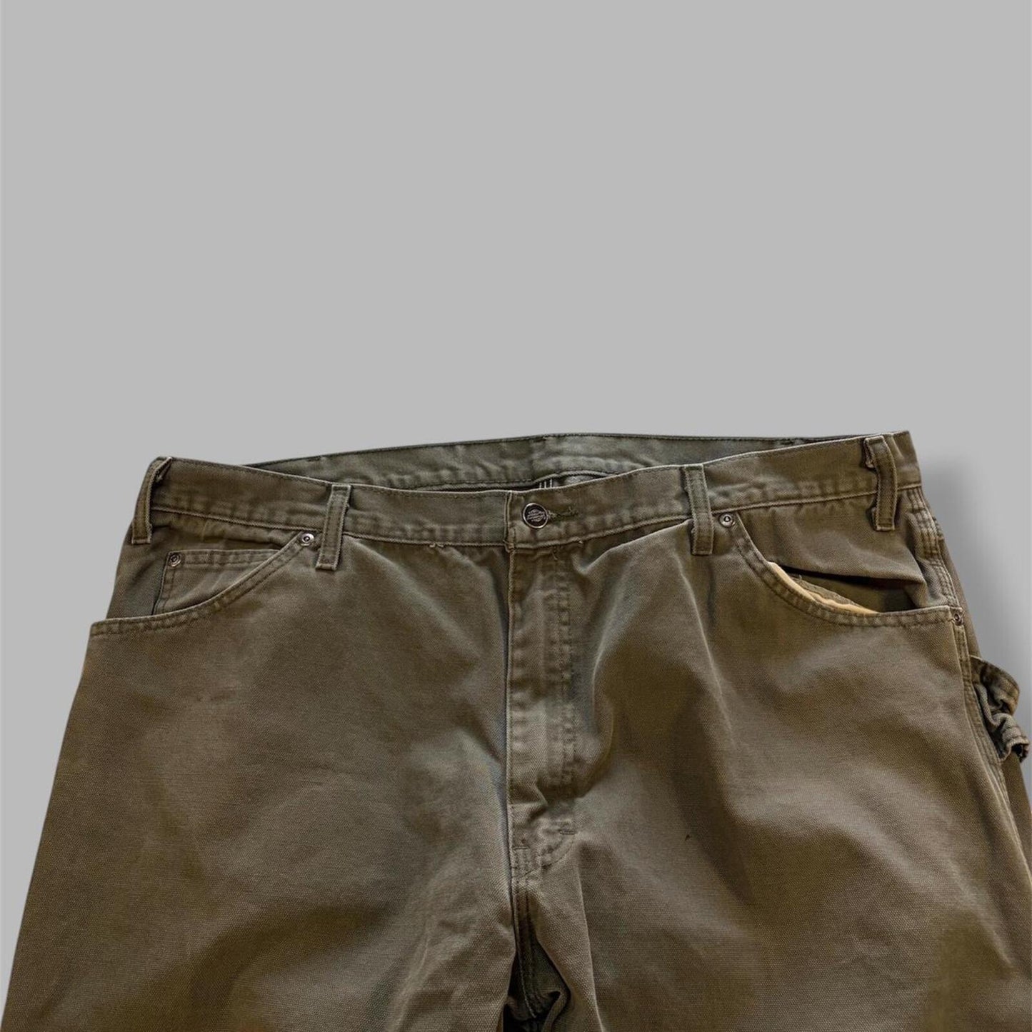 Vintage Faded Olive Dickies Carpenter Pants - 40