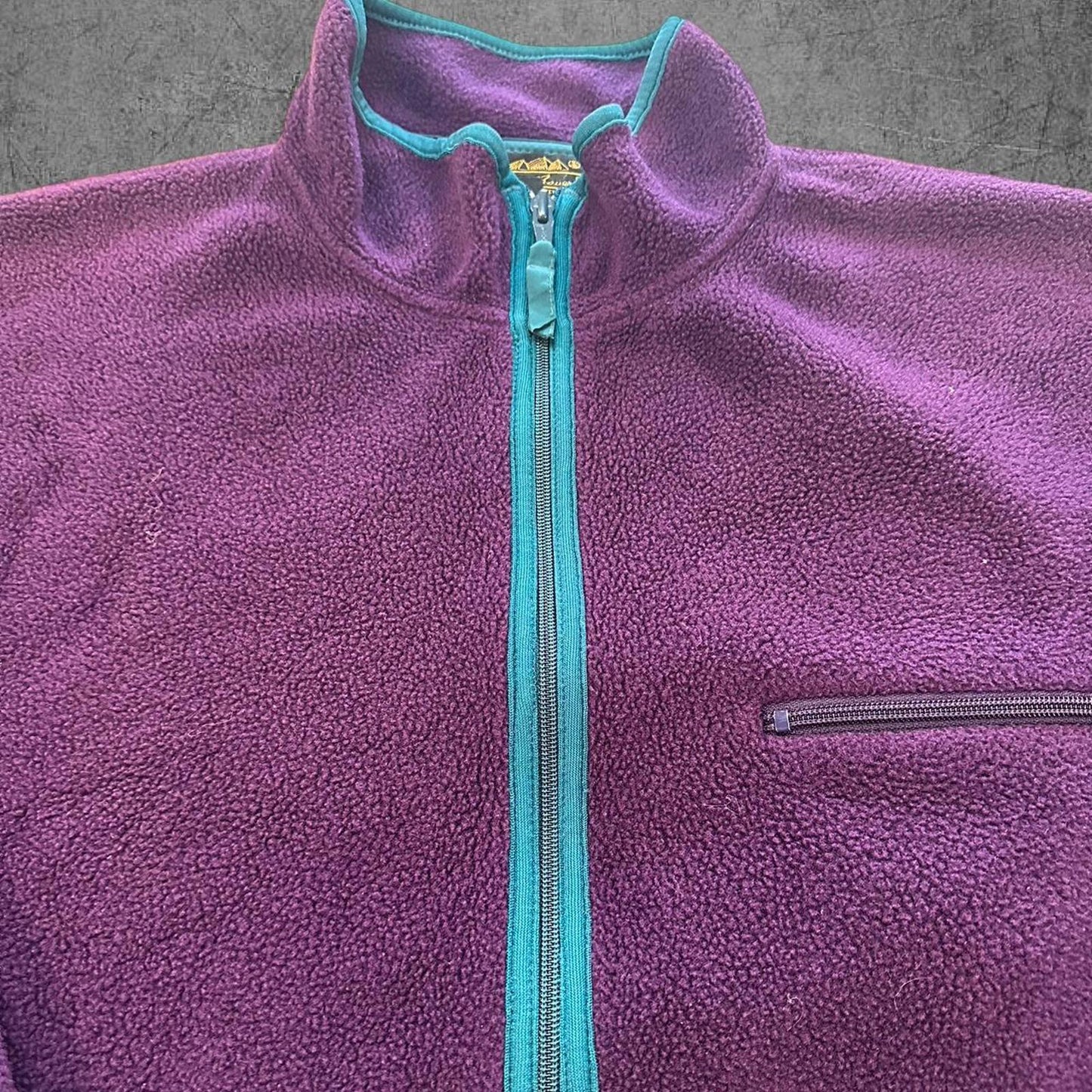Vintage 90s Eddie Bauer Purple 1/2 Zip Fleece - M