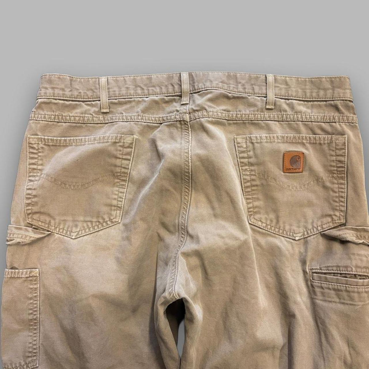 Khaki Loose Fit Carhartt Carpenter Pants - 40