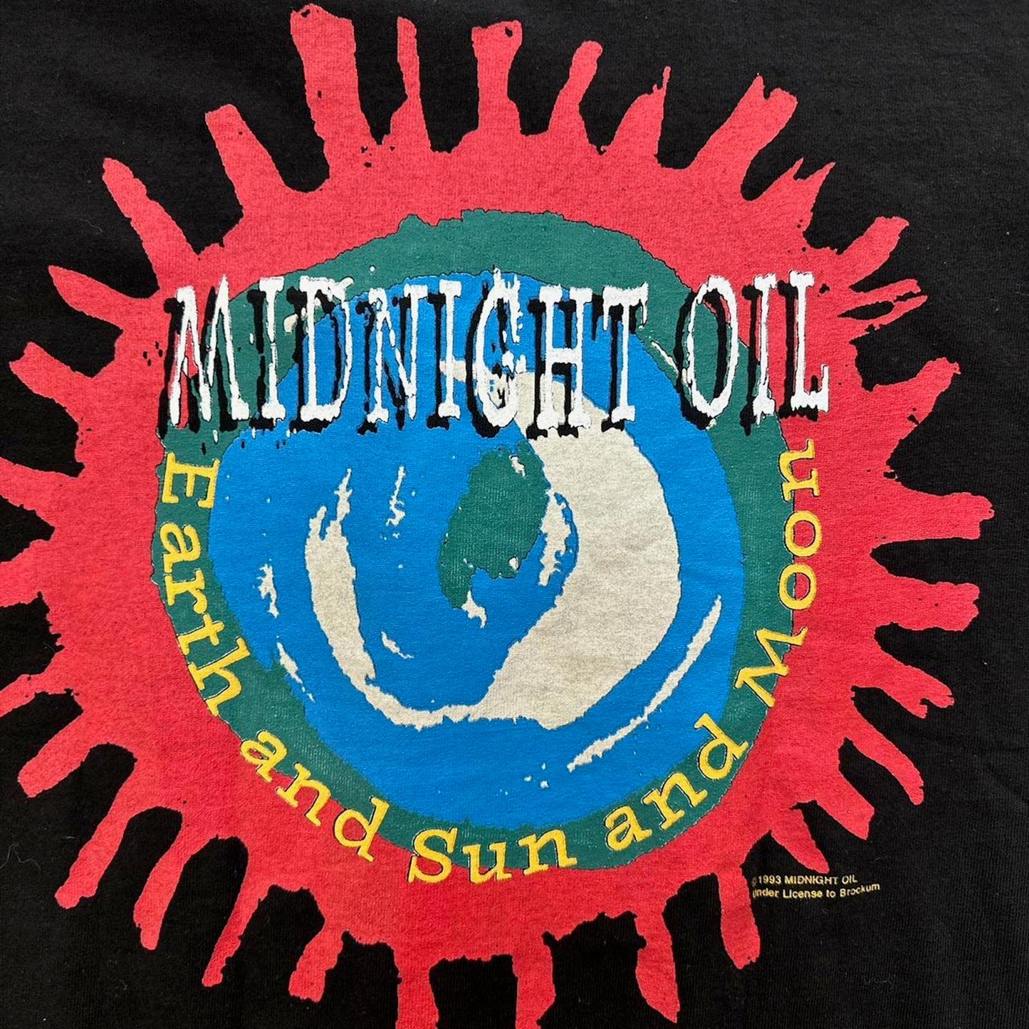 1993 Midnight Oil Tour Tee - L