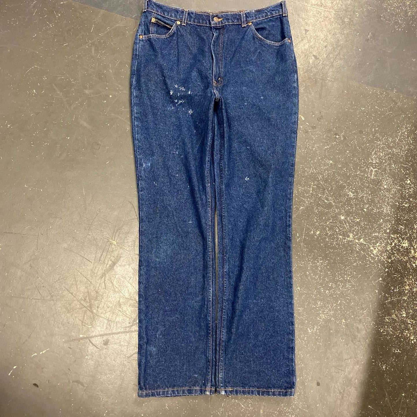 Vintage Dark Wash Levi Orange Tabs - 38