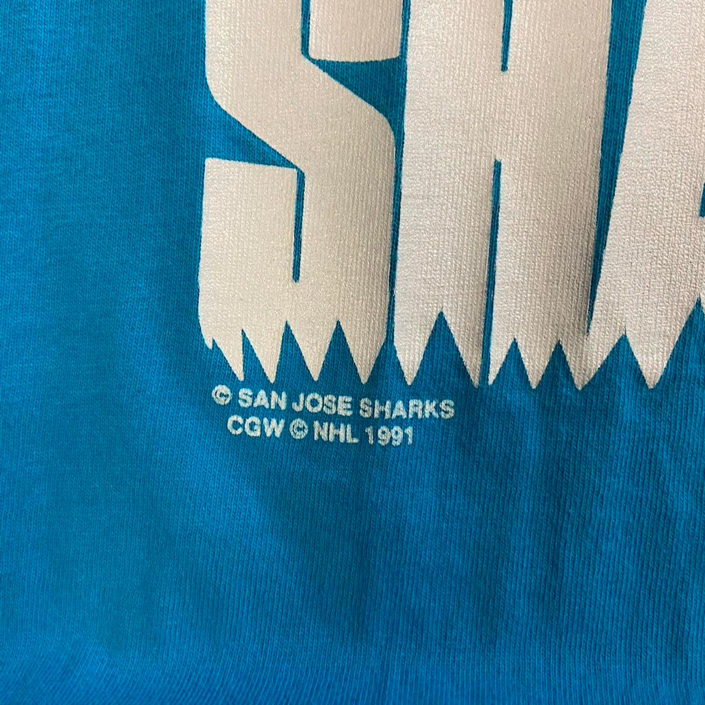 1991 NHL San Jose Sharks Tee - XL