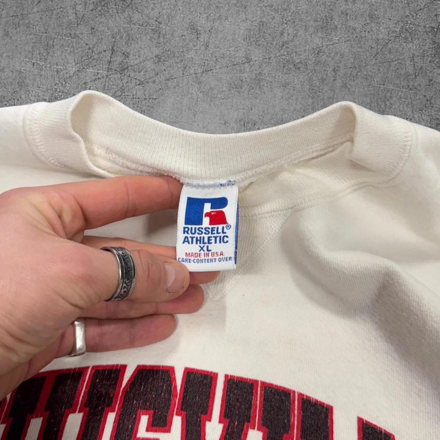 Vintage 90s Russell Athletic Louisville Crewneck - XL