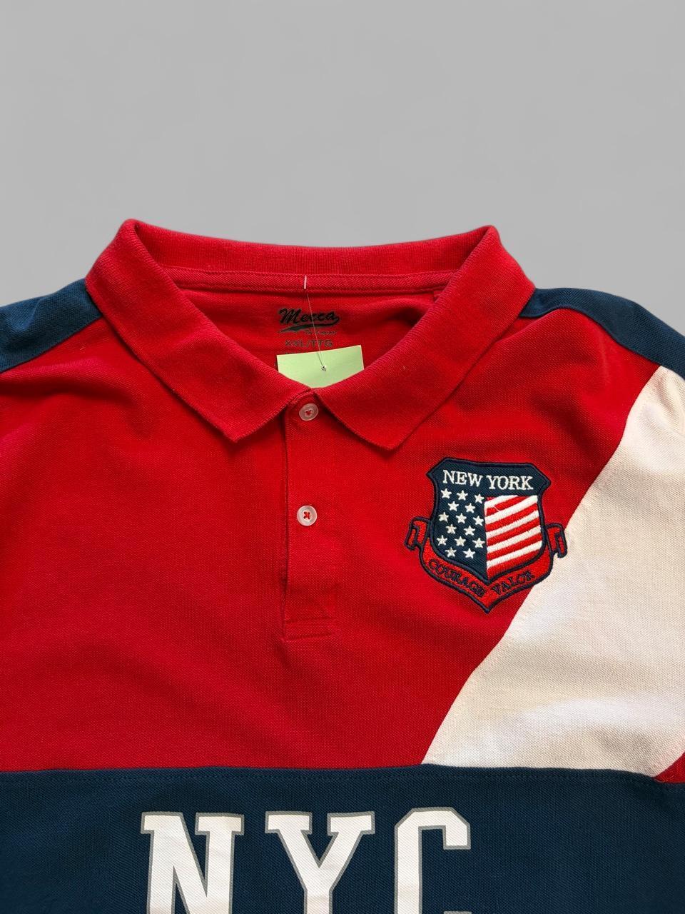 Y2K Mecca Red Polo - XXL