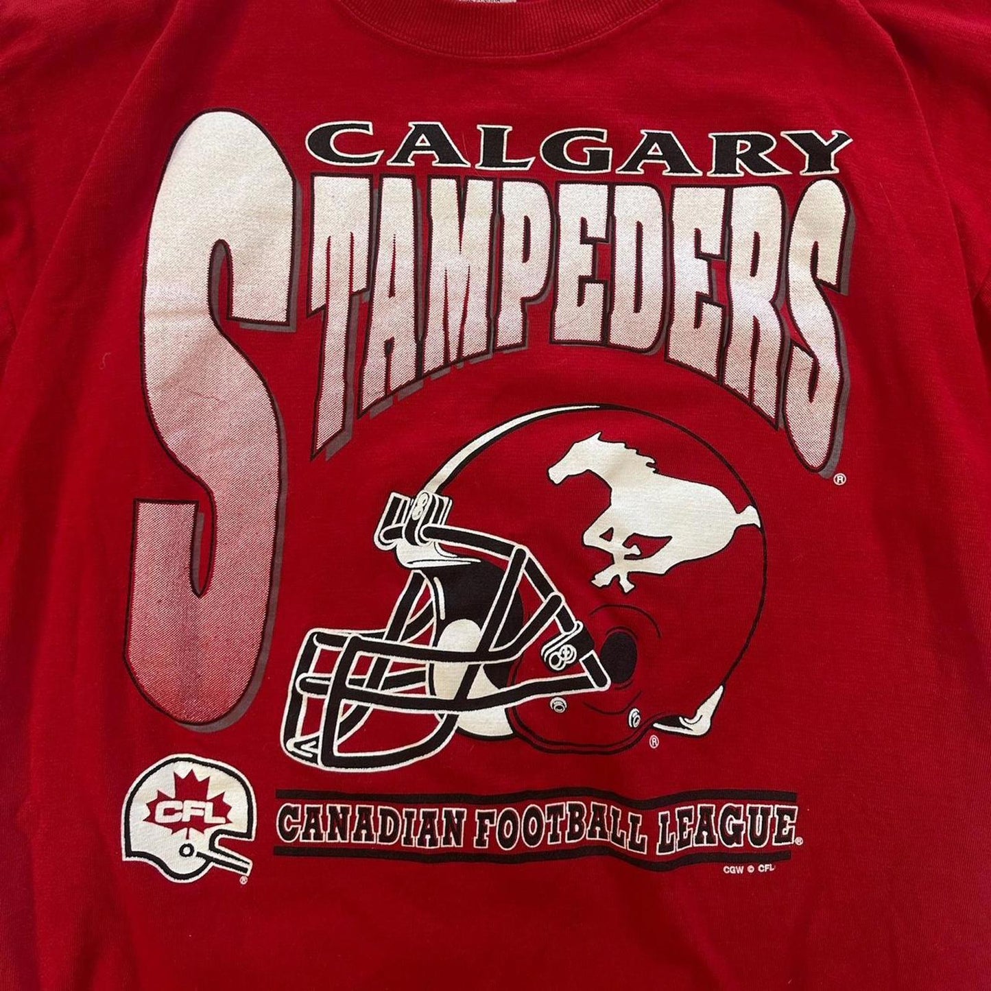 90s Calgary Stampeders Tee - XL