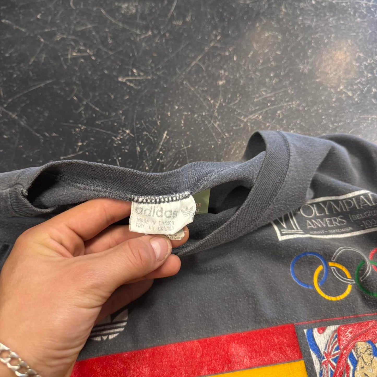 Vintage 1976 True Vintage Montreal Olympics Adidas Tee - XL