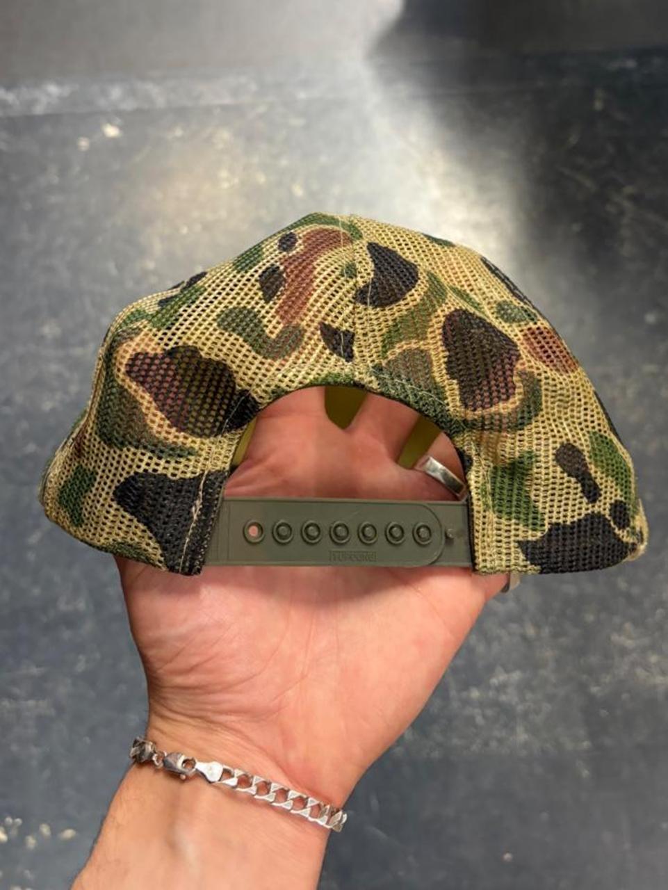 Vintage 80s Jeffrey In Kootenay BC Camo Hat