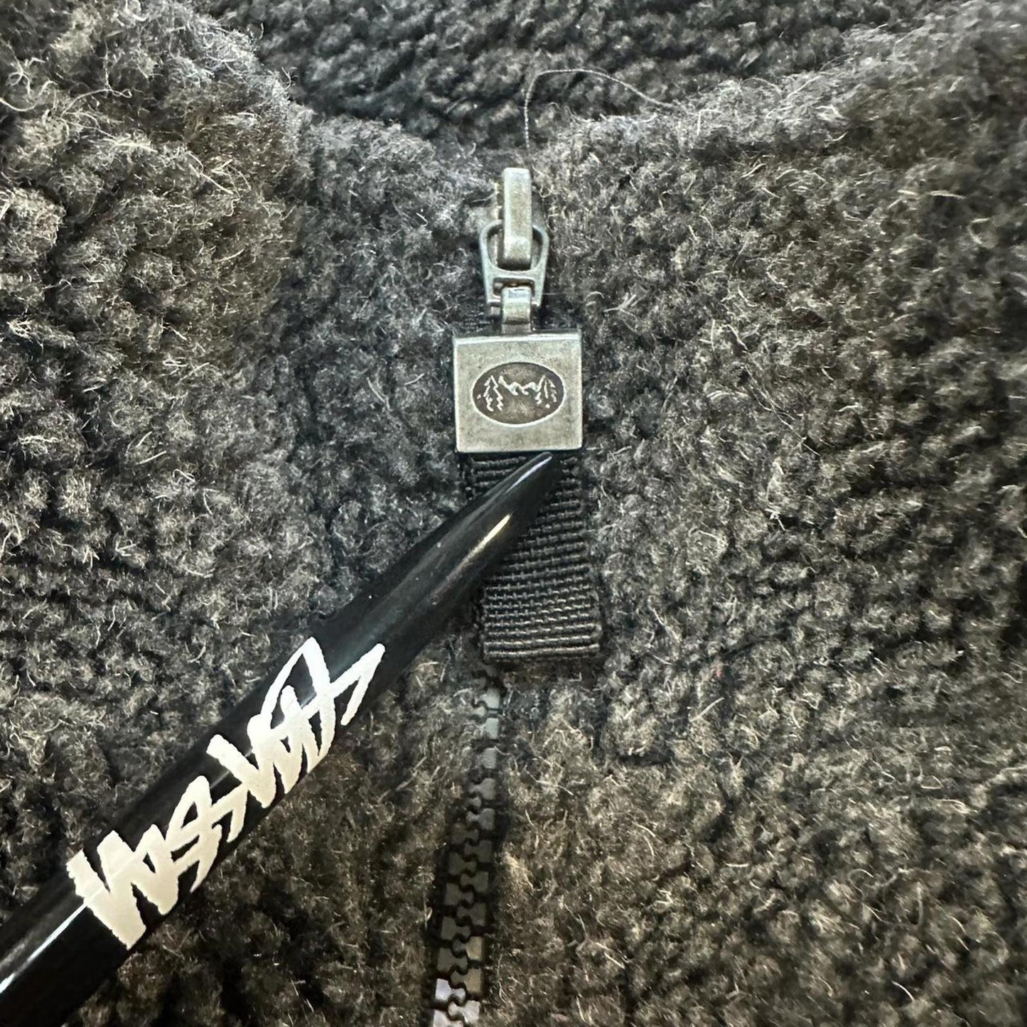 Vintage Grey Cherokee Deep Pile Zip Up Fleece - XL