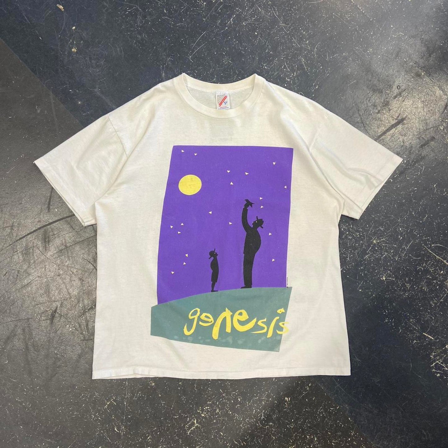 Vintage 1992 Genesis Night Sky Tour Tee - XL