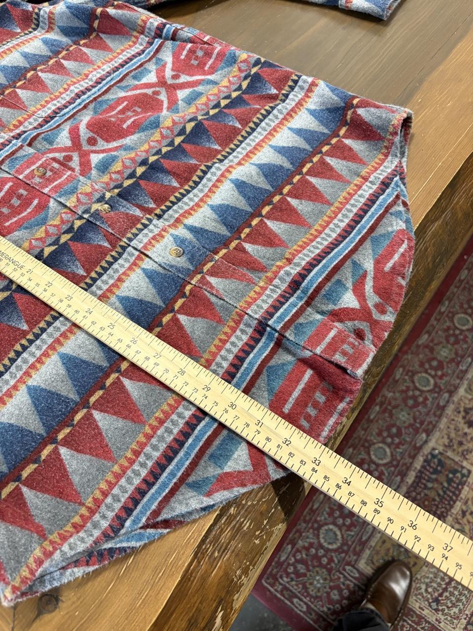 Vintage LL Bean Southwestern Button Up - L