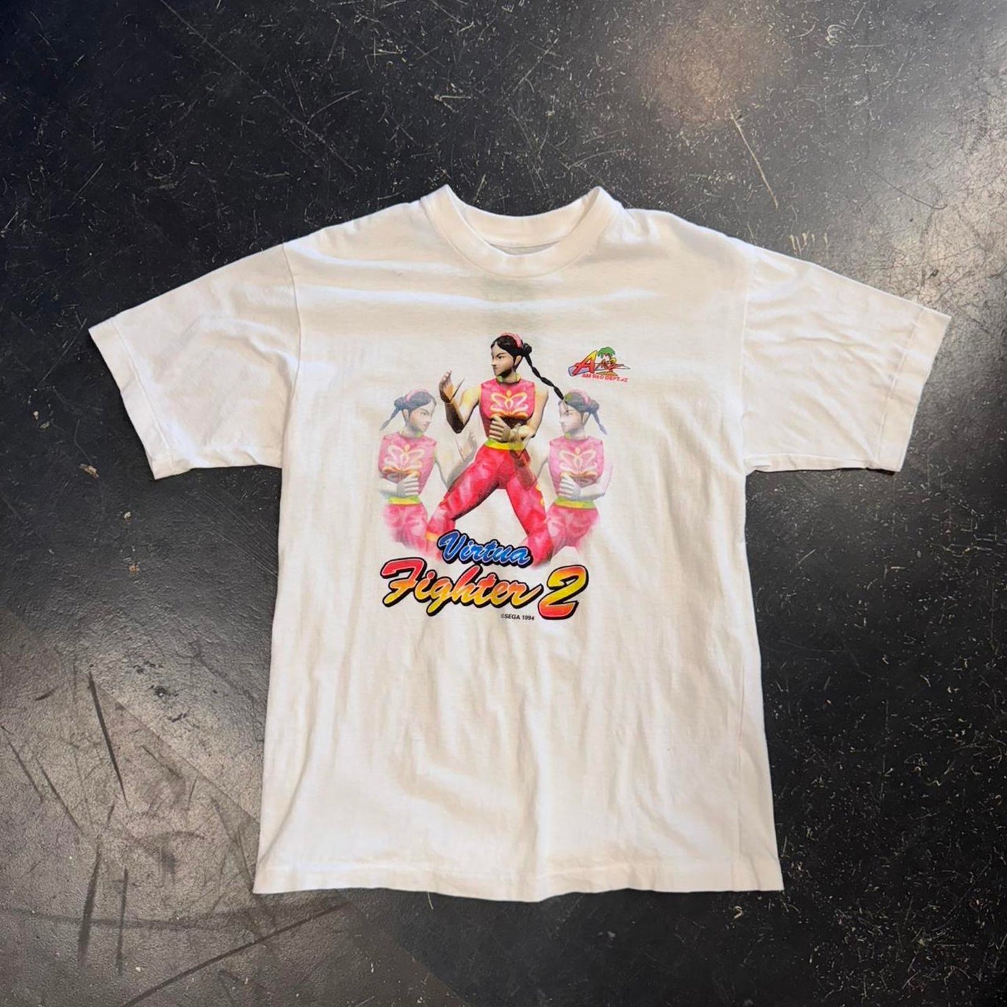 Vintage 90s Sega Virtua Fighter Pai Chan Tee - M
