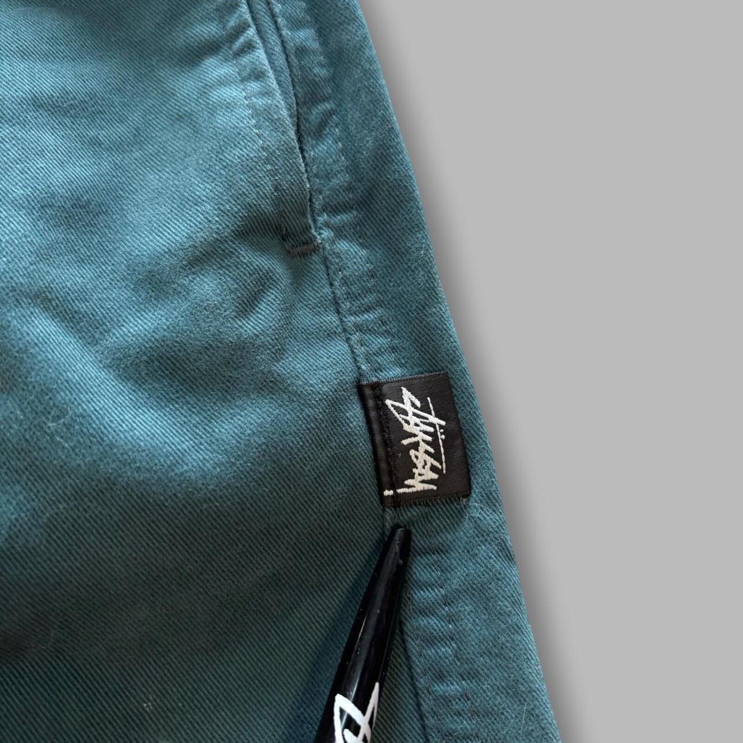 Stüssy Green/Turquoise Baggy Pants - L