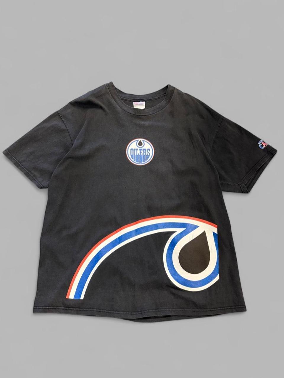 Vintage 90s Edmonton Oilers Molson Family Restaurant Tee - XL
