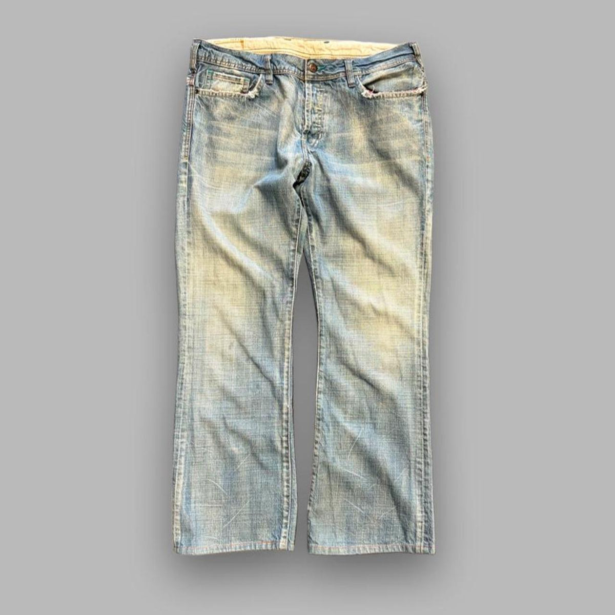 Y2K Buffalo Faded Bootleg Jeans - 36