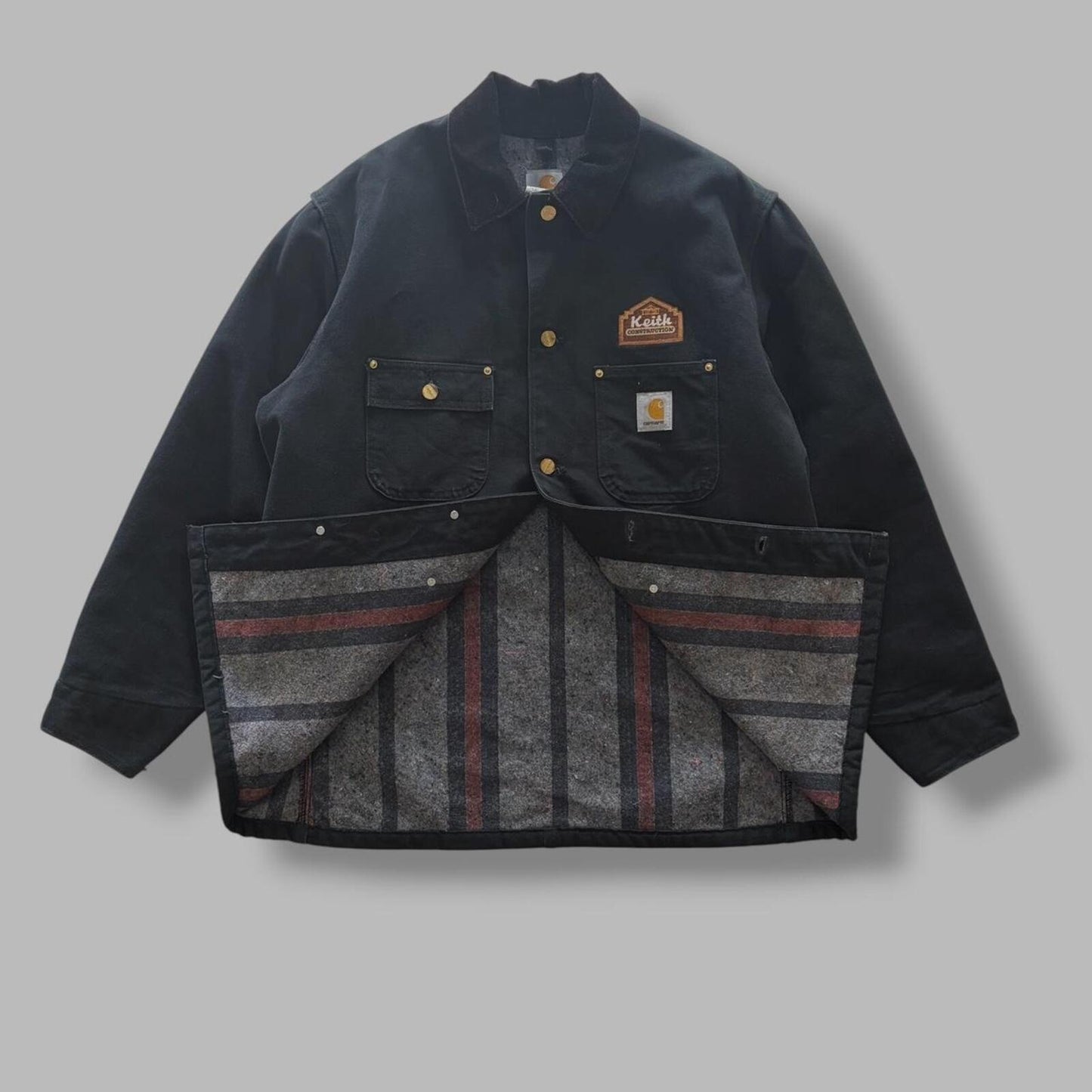 2008 blanket lined Carhartt chore jacket. -L