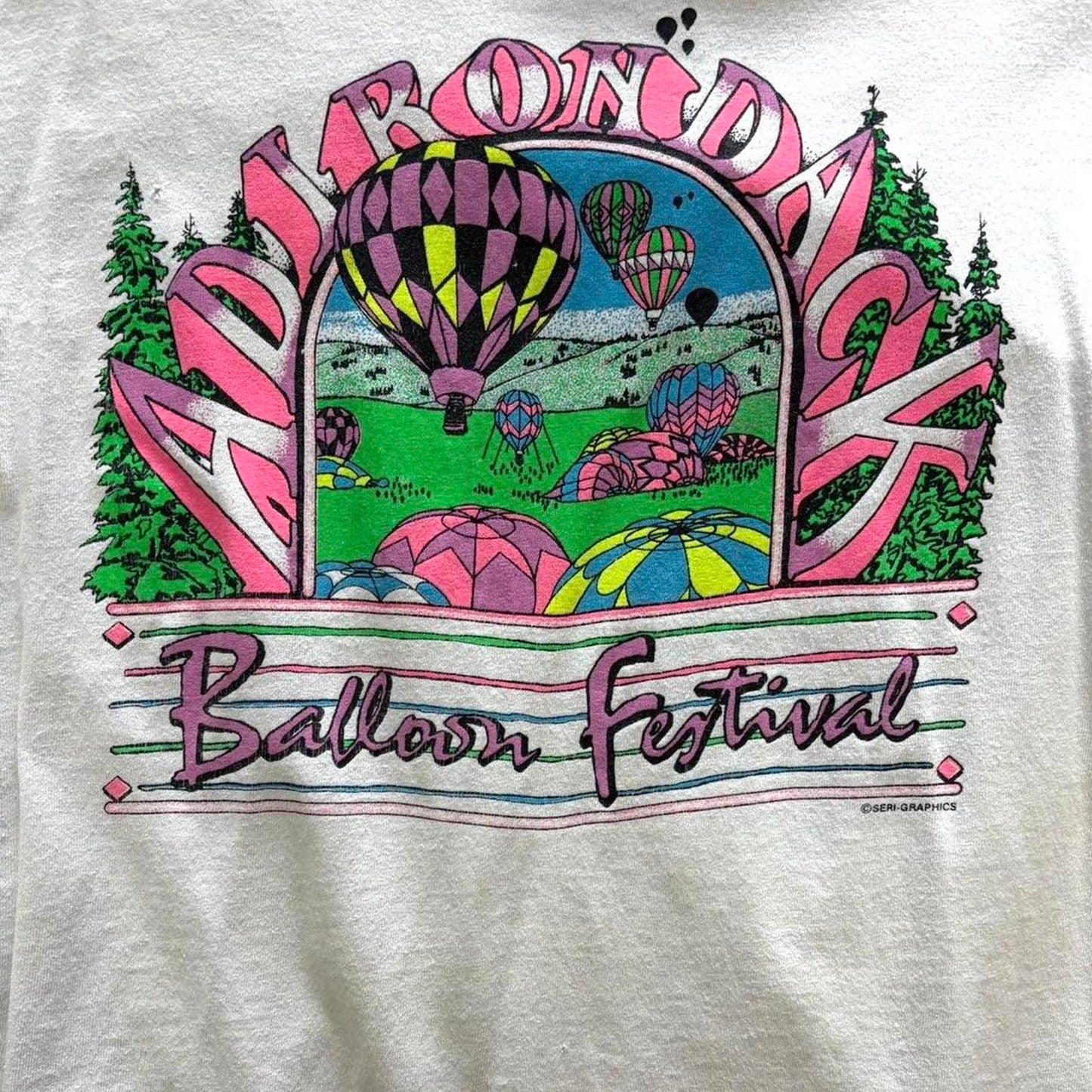 Vintage 90s Adirondack Balloon Fest Tee - M